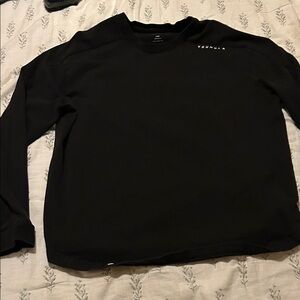 YoungLA Black Crewneck with White Back Logo
